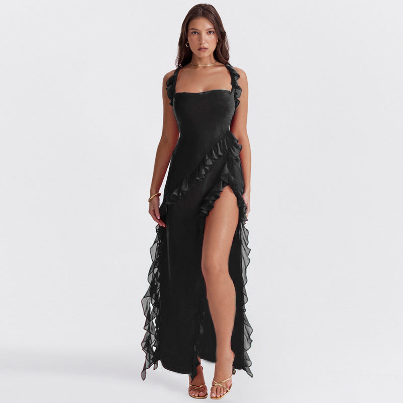 Maas & Mode® | Stralende Jurk met Ruffles