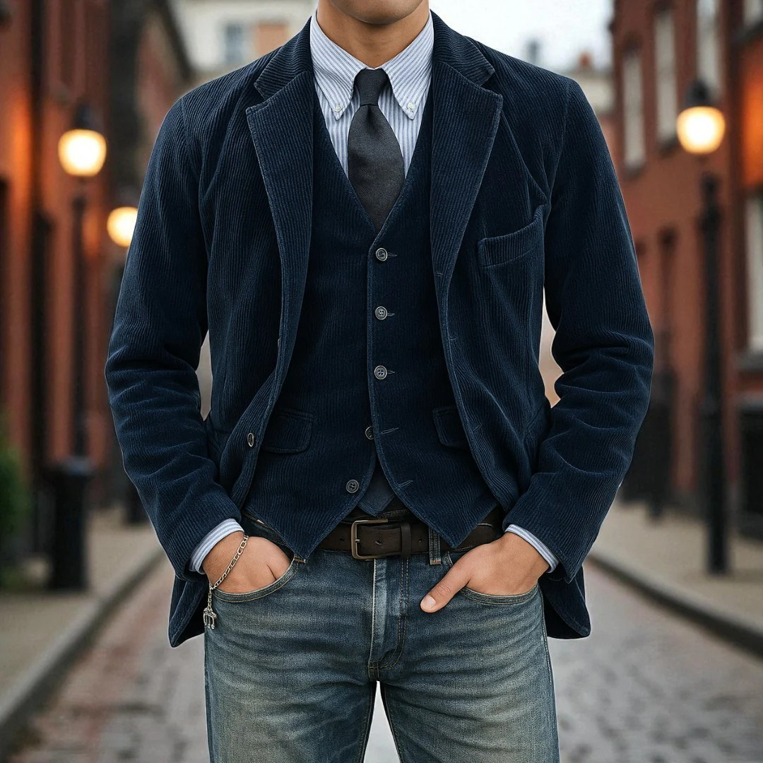 Maas & Mode® | 2-Piece Set: Blazer and Vest