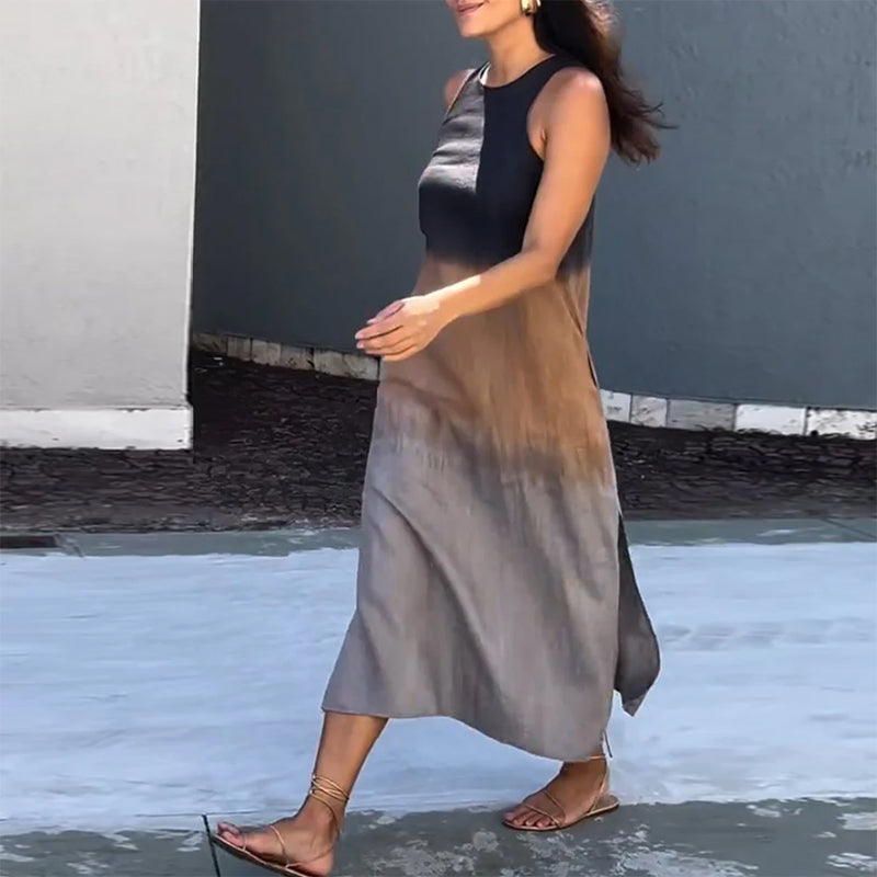 Maas & Mode® | Modieuze Mouwloze Jurk