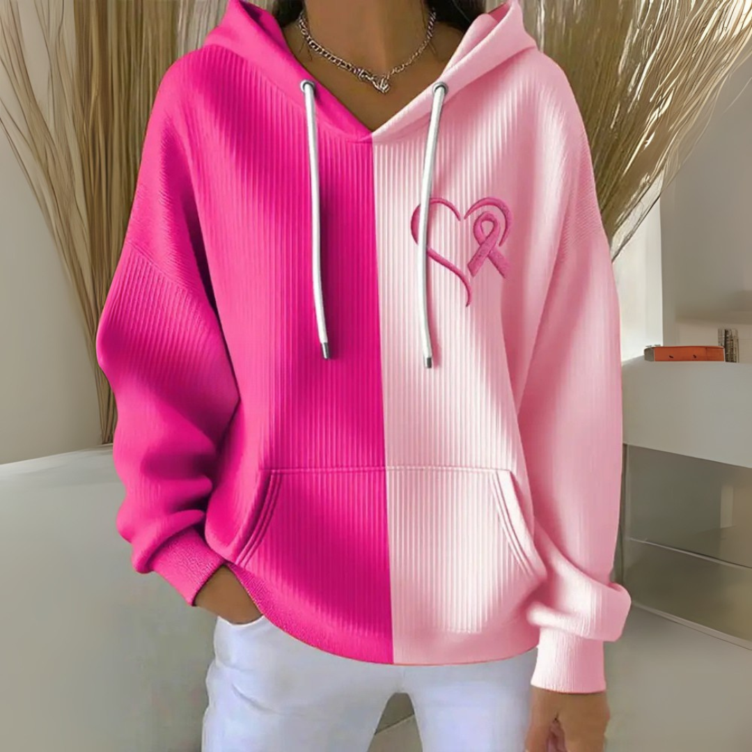 Maas & Mode® | Casual Stijlvolle Dameshoodie