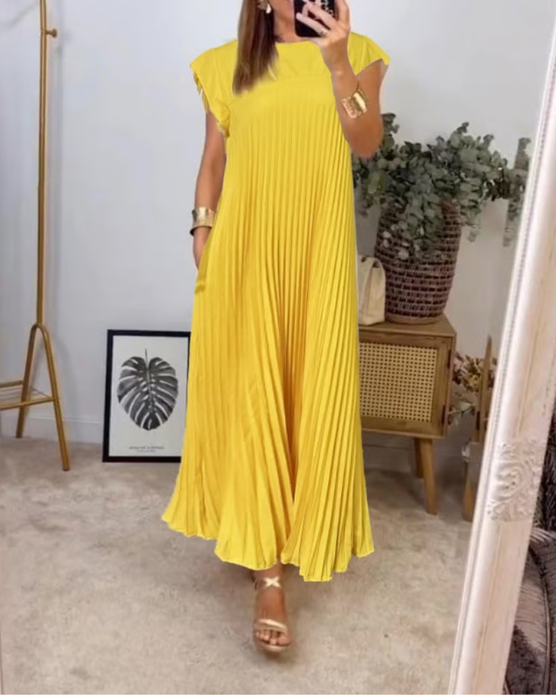 Maas & Mode® | Zomerse Lange Comfortabele Jurk
