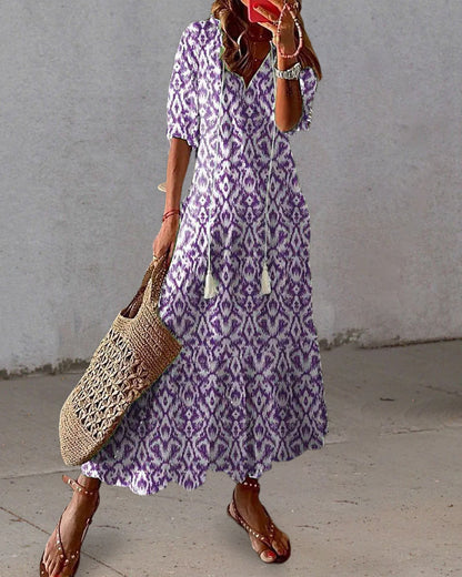 Maas & Mode® | Elegante Boho Jurk