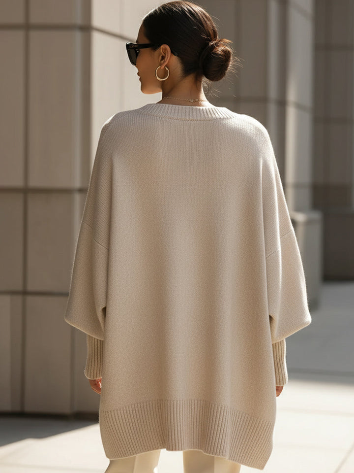 Maas & Mode | Oversized Lange Modieuze Trui