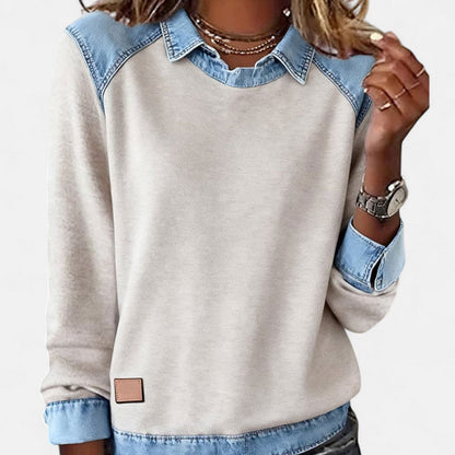 Maas & Mode® | Trendy Lange Mouwen Damestrui