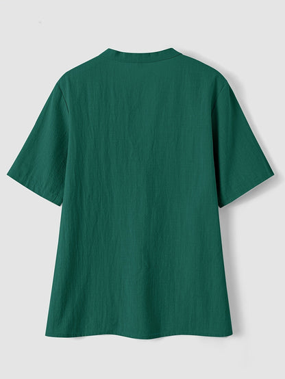 Maas & Mode® | Elegante V-Hals Blouse