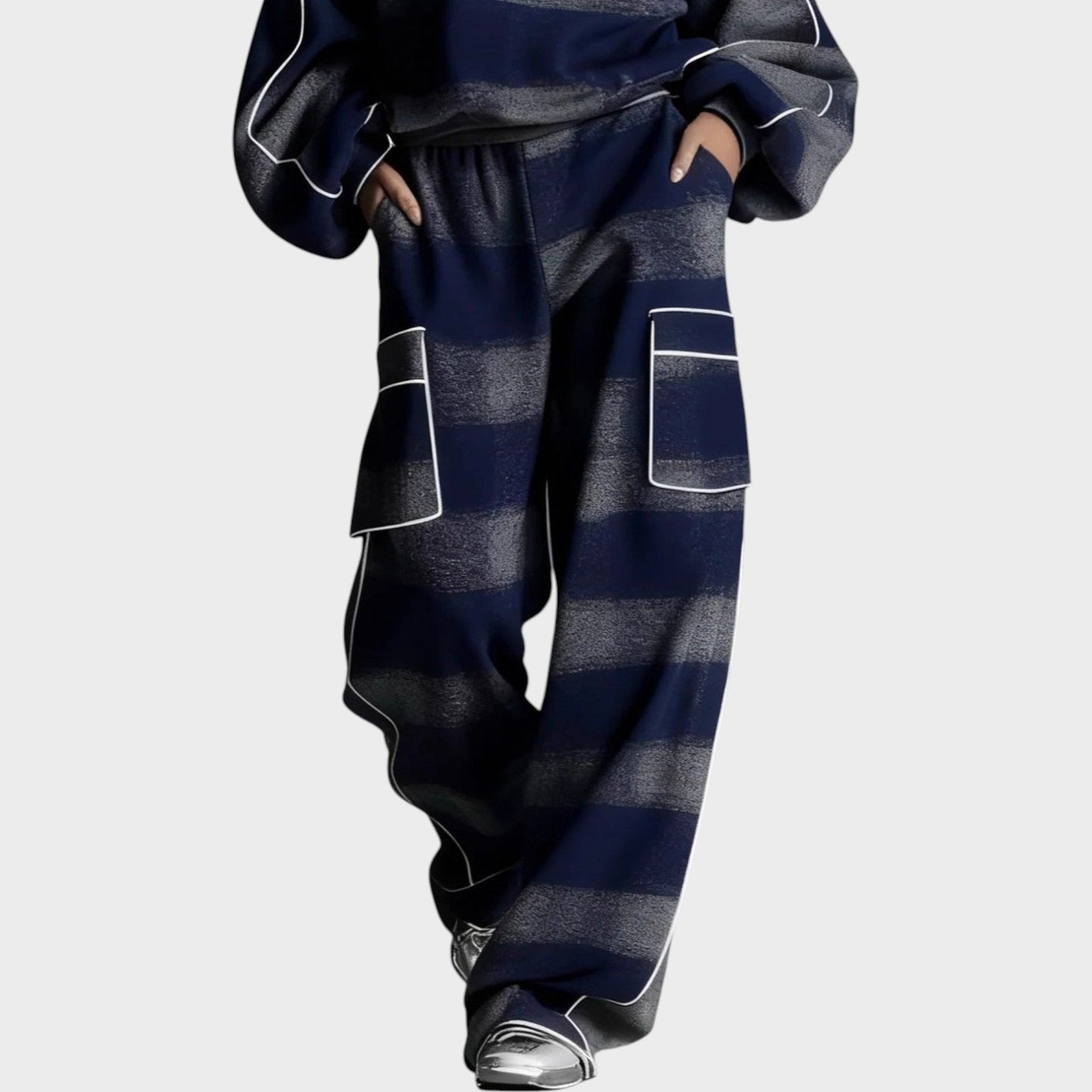 Maas & Mode® | Jersey- en Broekset met ultiem comfort en flatterende look voor dagelijks en reizen