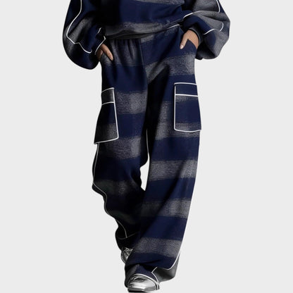 Maas & Mode® | Jersey- en Broekset met ultiem comfort en flatterende look voor dagelijks en reizen