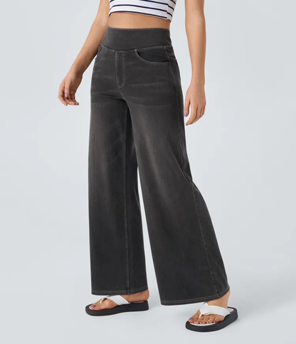 Maas & Mode® | Comfortabele jeans met hoge taille