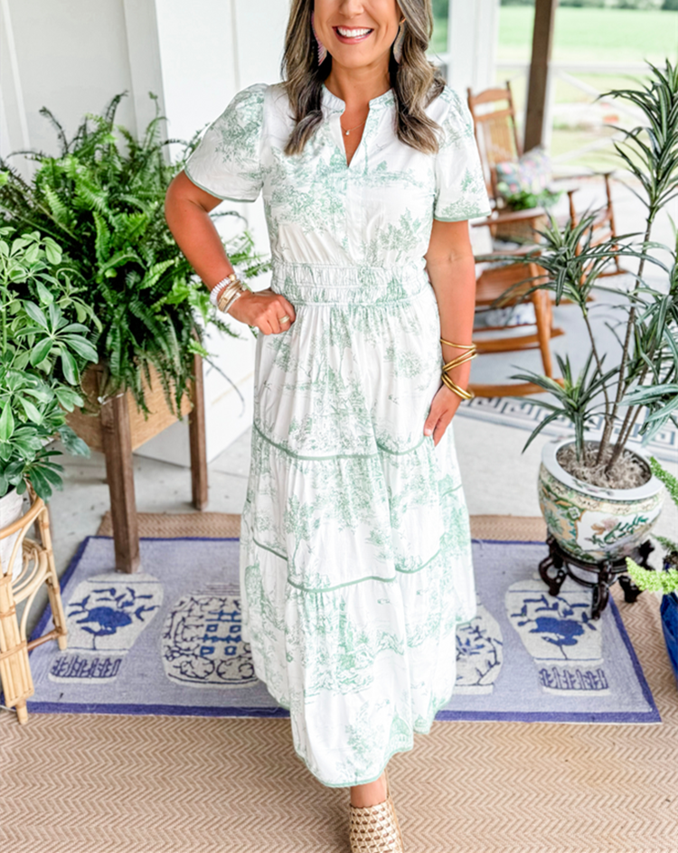 Maas & Mode® | Klassieke Maxi Jurk