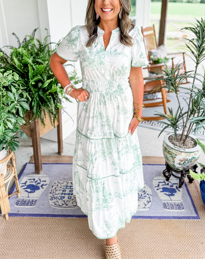 Maas & Mode® | Klassieke Maxi Jurk