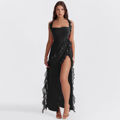 Maas & Mode® | Stralende Jurk met Ruffles