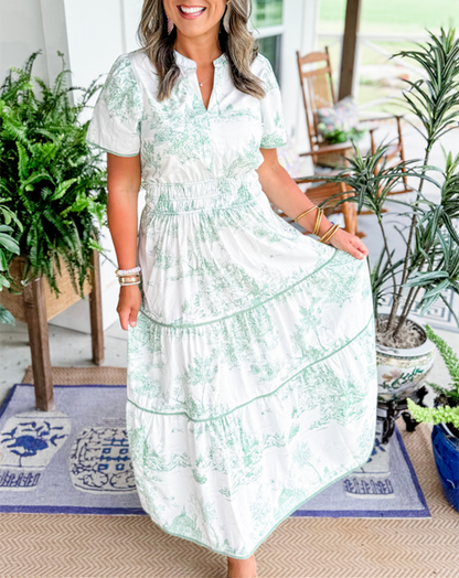 Maas & Mode® | Klassieke Maxi Jurk