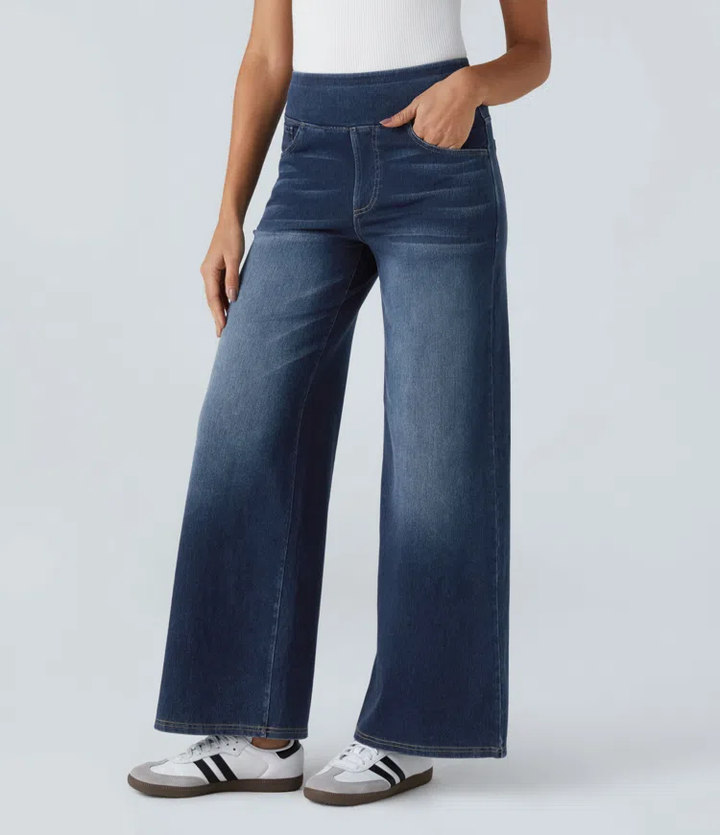 Maas & Mode | Comfortabele jeans met hoge taille