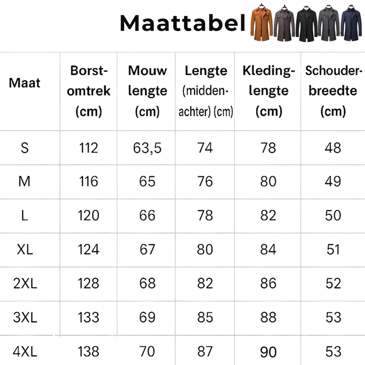 Maas & Mode | Winter mantel, Britse Stijl
