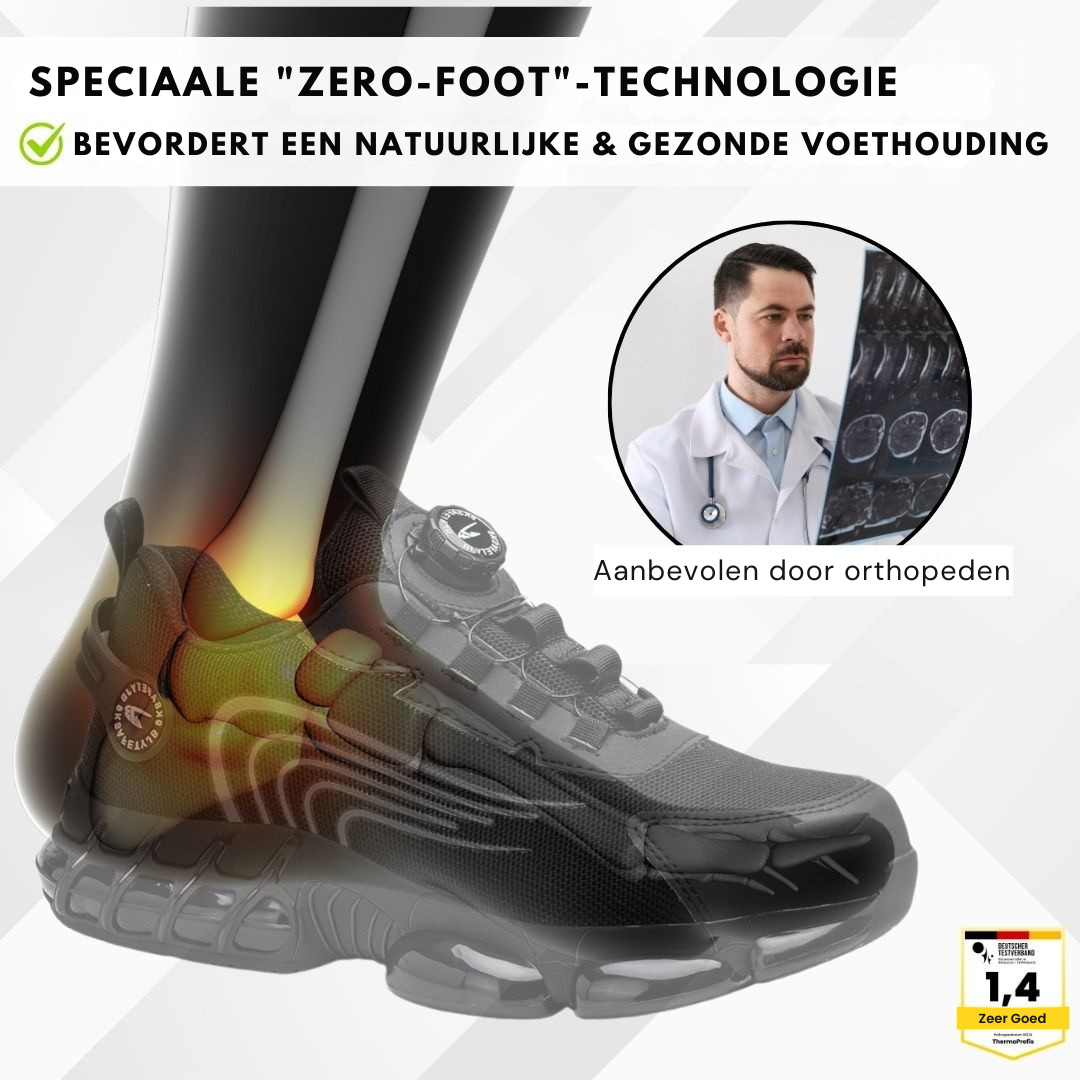 Maas & Mode® | Orthopedische S3 Veiligheids-Schoen | Anti-slip | Breed Voetbed