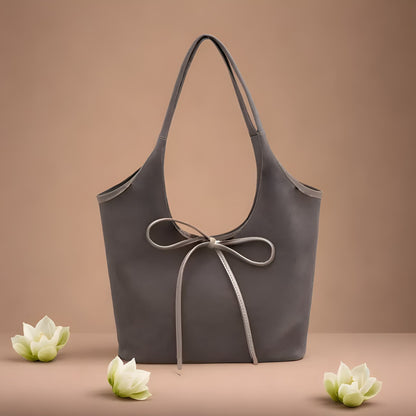 Maas & Mode® | Mireille – Suède strik handtas