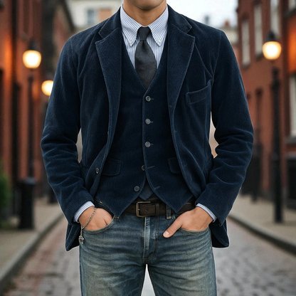 Maas & Mode® | 2-Piece Set: Blazer and Vest