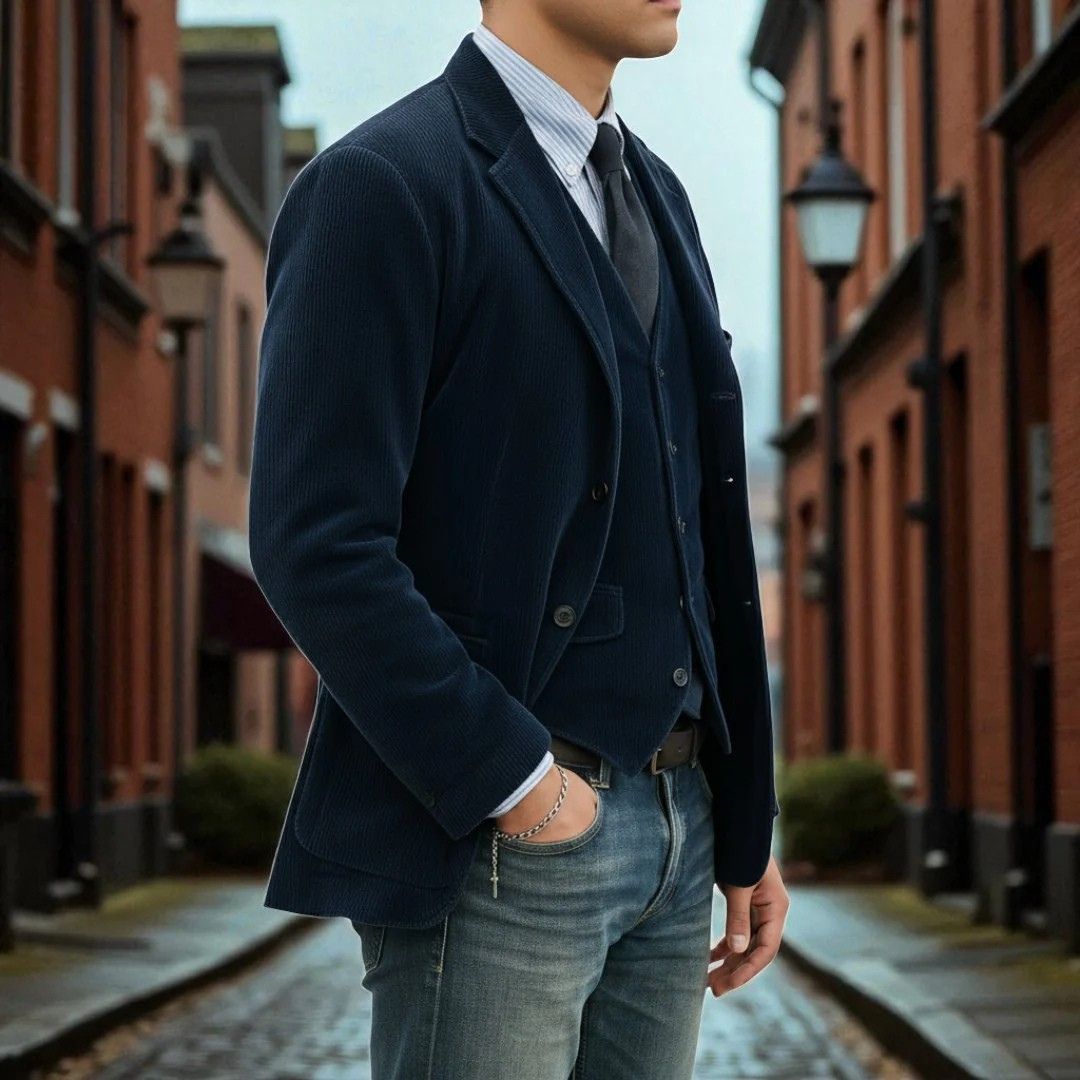 Maas & Mode® | 2-Piece Set: Blazer and Vest