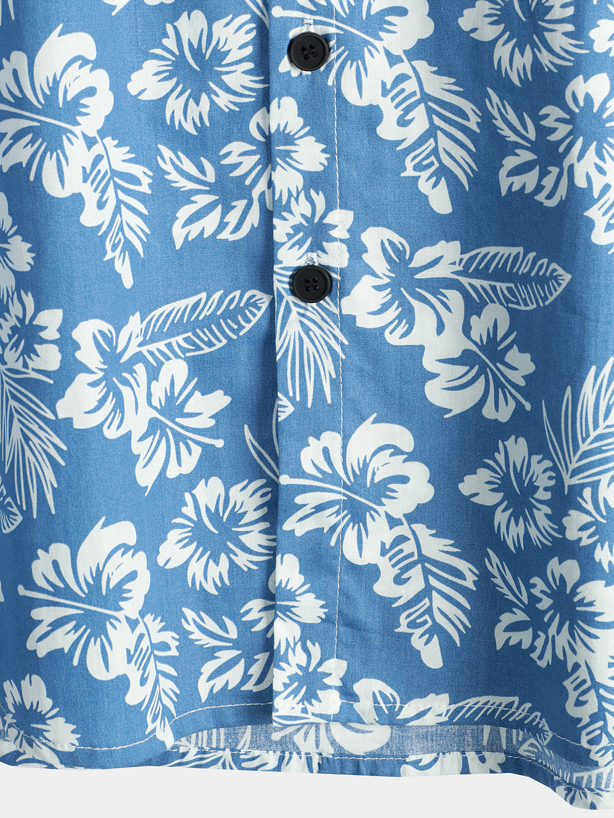 Maas & Mode® | Hawaïblouse met korte mouwen en bloemenpatroon
