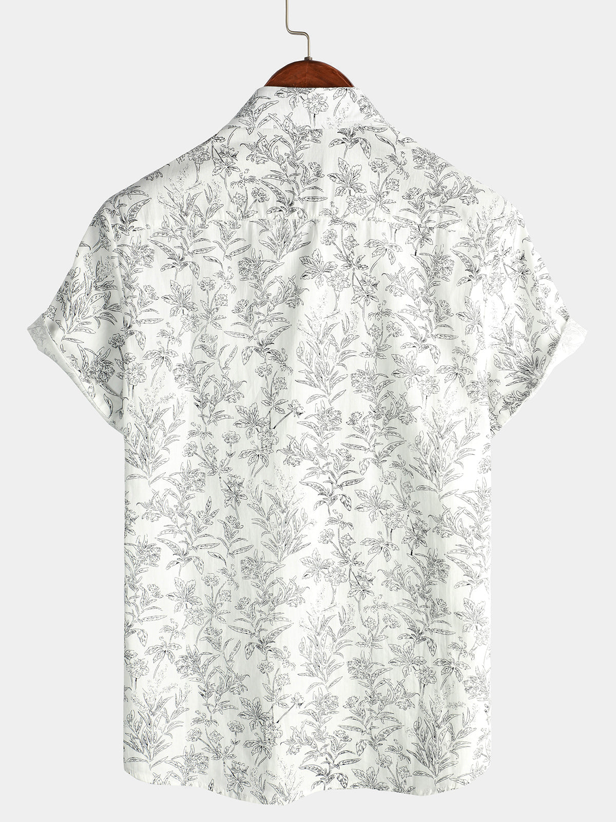 Maas & Mode® | Katoenen Hawaii Overhemd met Korte Mouwen