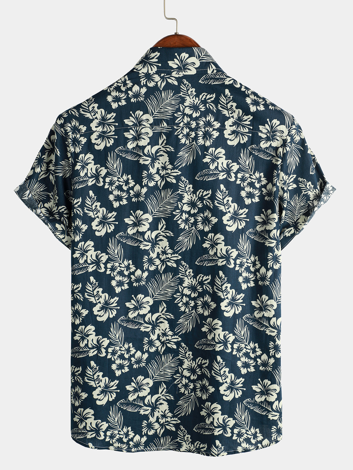 Maas & Mode® | Katoenen Hawaii Overhemd met Korte Mouwen