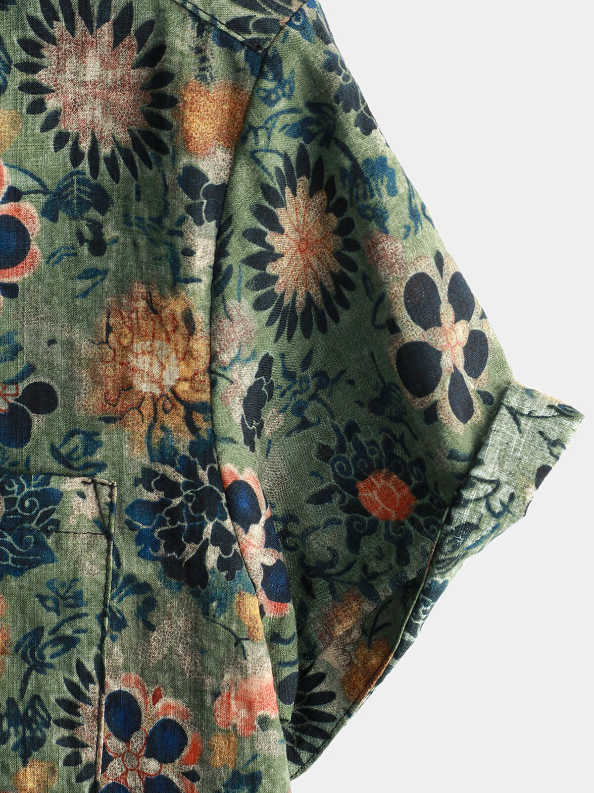 Maas & Mode® | Katoenen Hawaii Overhemd met Korte Mouwen