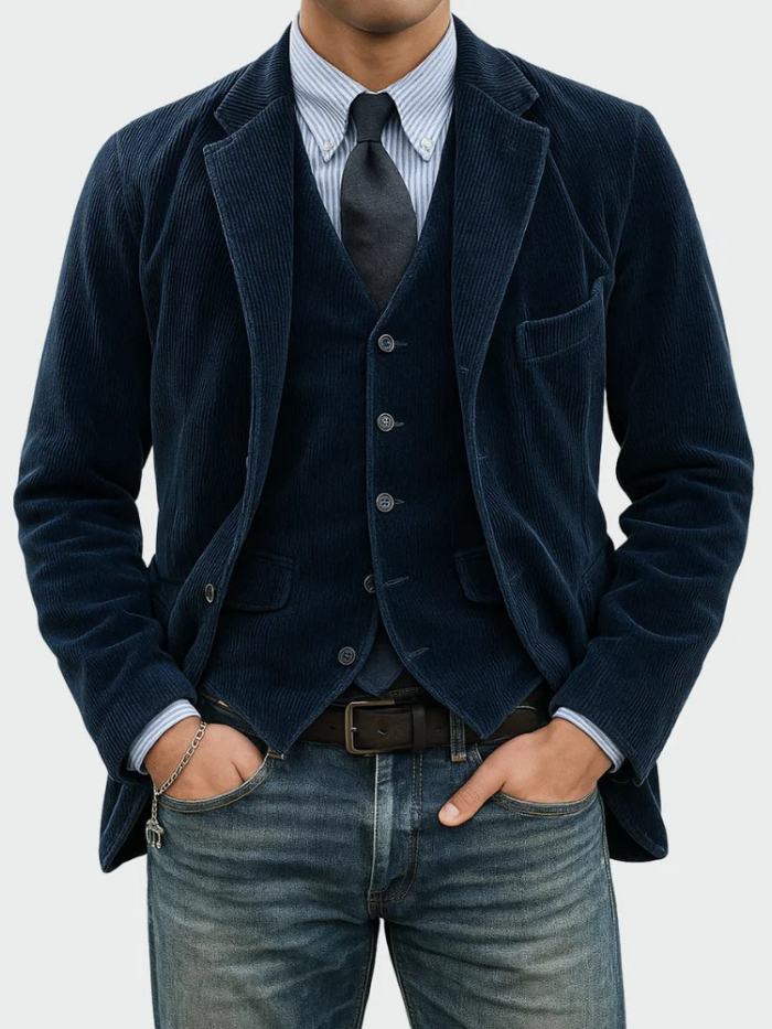 Maas & Mode® | 2-Piece Set: Blazer and Vest