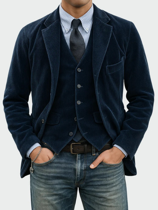 Maas & Mode® | 2-Piece Set: Blazer and Vest
