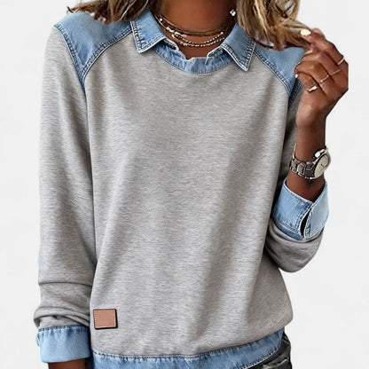 Maas & Mode® | Trendy Lange Mouwen Damestrui