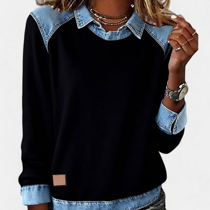 Maas & Mode® | Trendy Lange Mouwen Damestrui