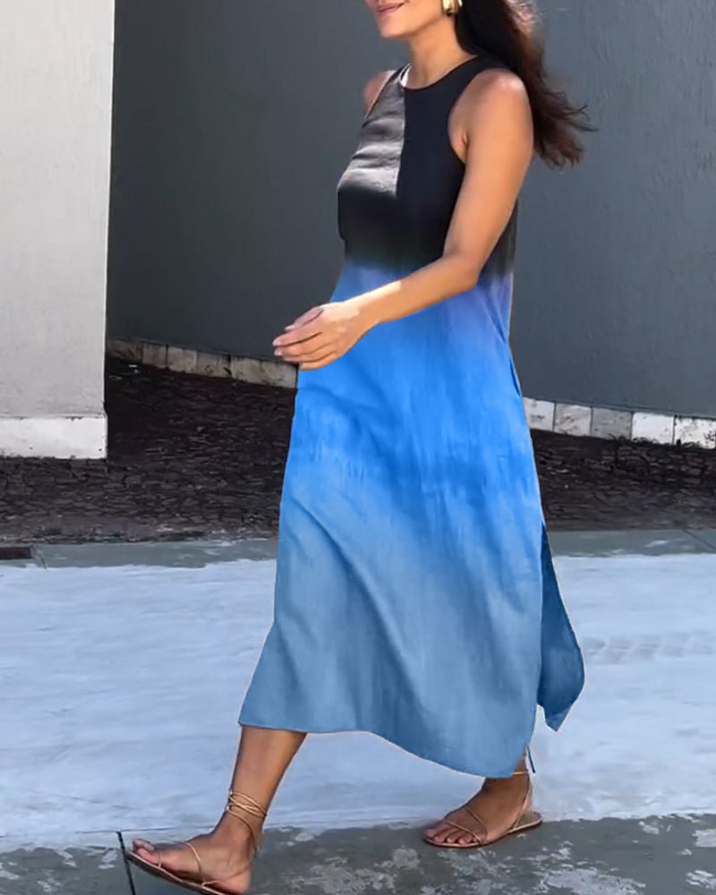 Maas & Mode® | Modieuze Mouwloze Jurk