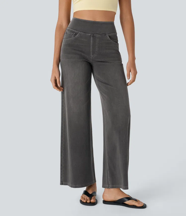 Maas & Mode | Comfortabele jeans met hoge taille