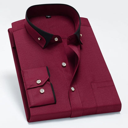 Maas & Mode® | Comfortabel overhemd voor heren