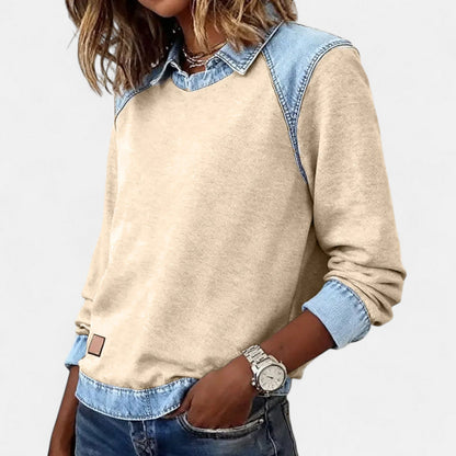 Maas & Mode® | Trendy Lange Mouwen Damestrui