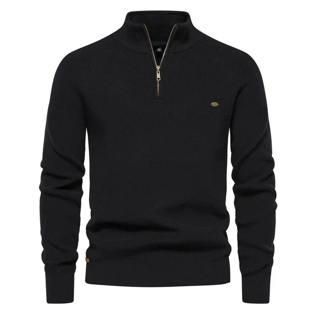 Maas & Mode | Knitted Zip-Up Sweater