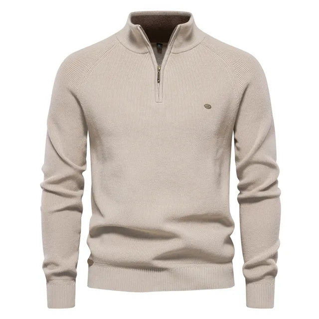 Maas & Mode | Knitted Zip-Up Sweater