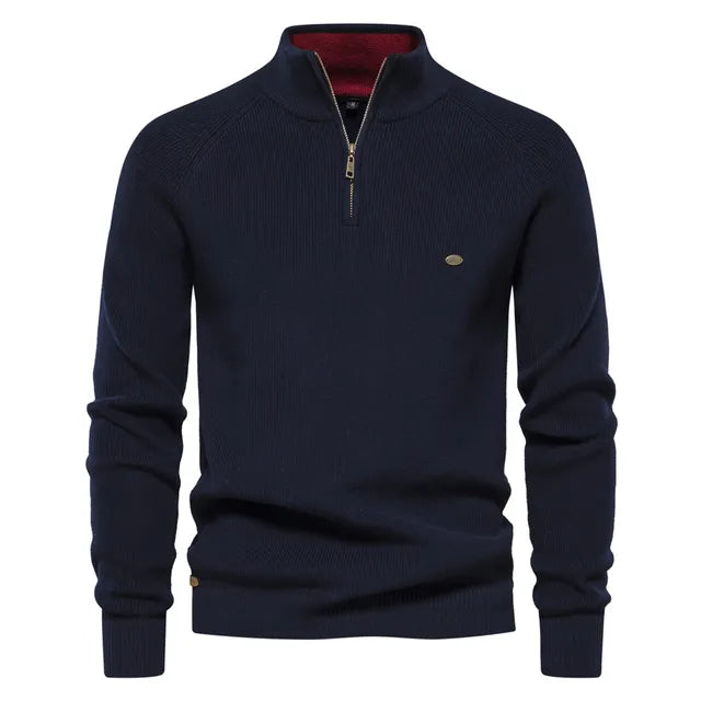 Maas & Mode | Knitted Zip-Up Sweater