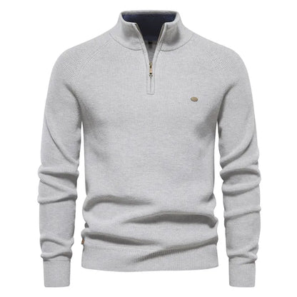 Maas & Mode® | Knitted Zip-Up Sweater