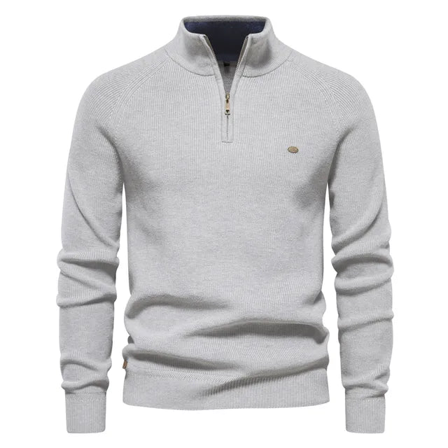 Maas & Mode | Knitted Zip-Up Sweater