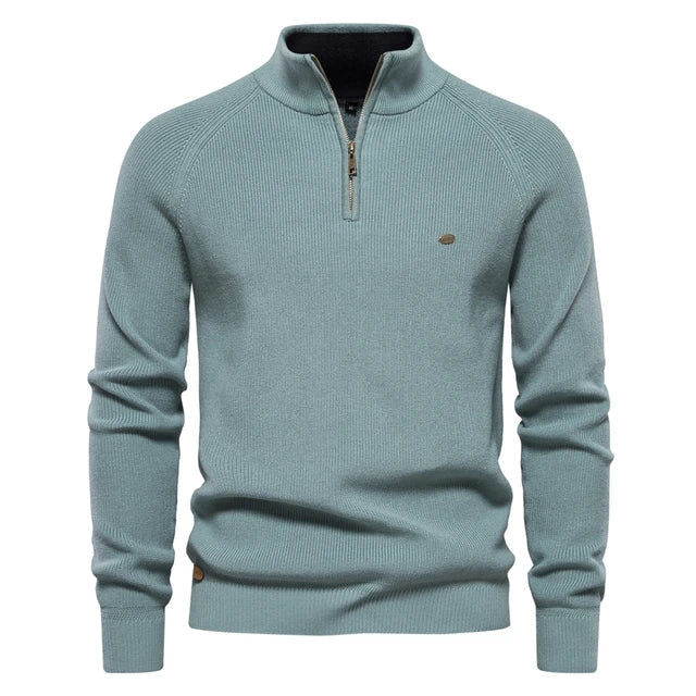 Maas & Mode | Knitted Zip-Up Sweater
