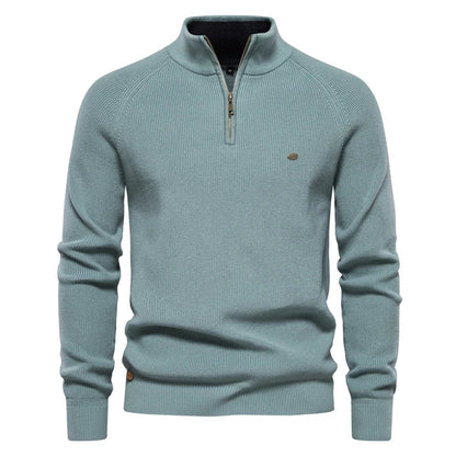 Maas & Mode® | Knitted Zip-Up Sweater