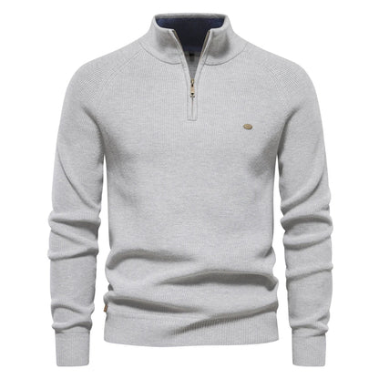 Maas & Mode® | Knitted Zip-Up Sweater