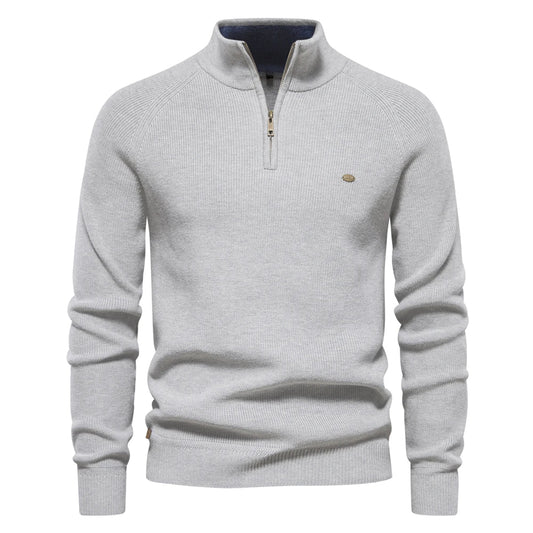 Maas & Mode® | Knitted Zip-Up Sweater