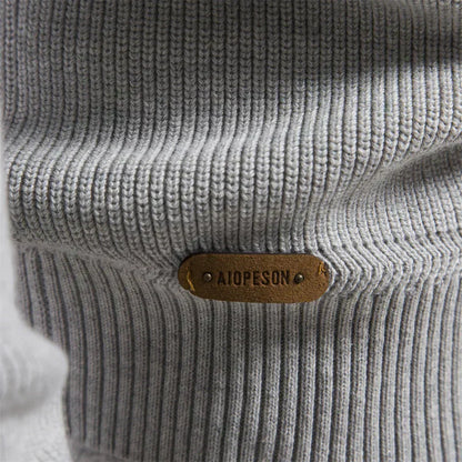 Maas & Mode® | Knitted Zip-Up Sweater