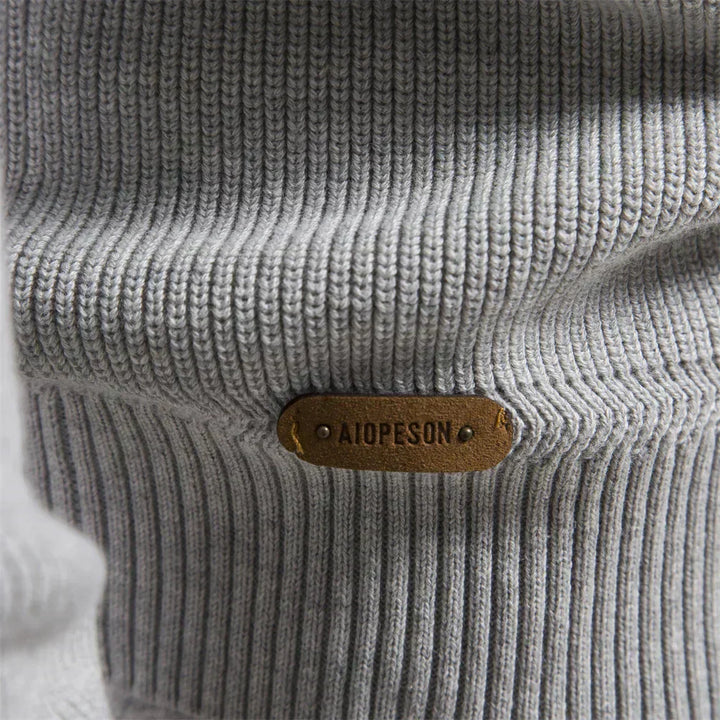 Maas & Mode | Knitted Zip-Up Sweater