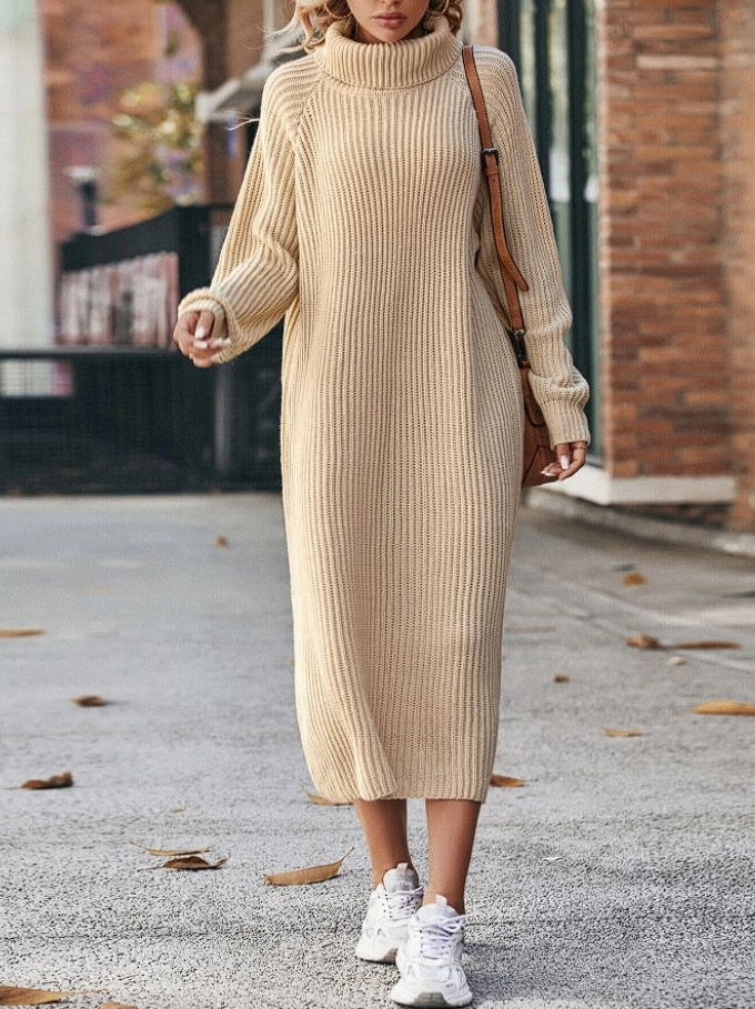 Maas & Mode® | Casual Gebreide Jurk