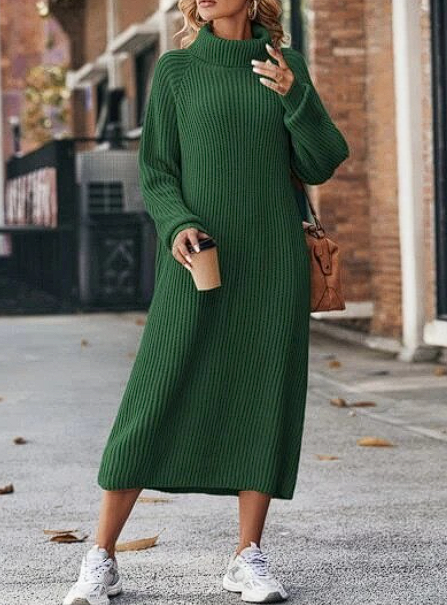 Maas & Mode® | Casual Gebreide Jurk