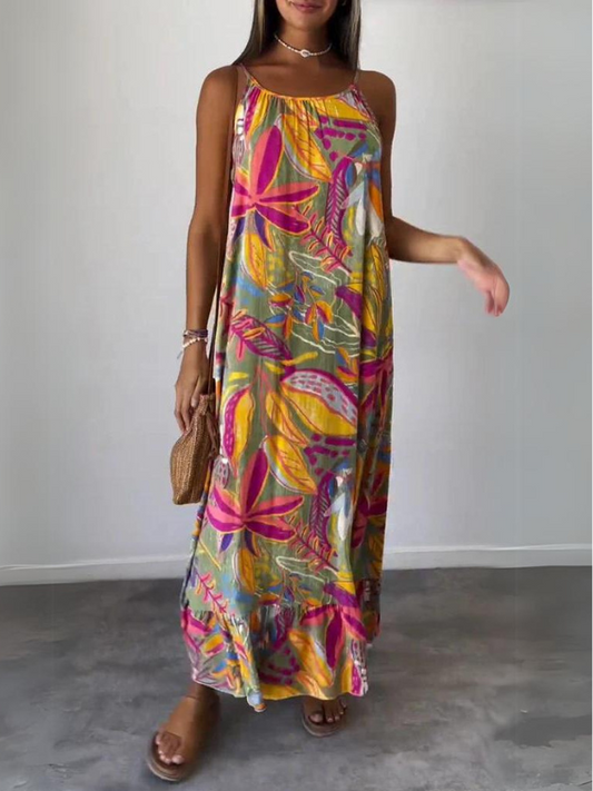 Maas & Mode® | Comfortabele Bloemenjurk