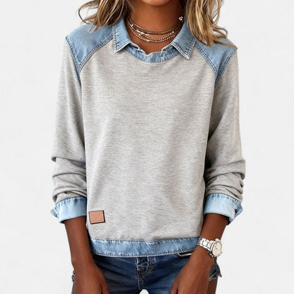 Maas & Mode® | Trendy Lange Mouwen Damestrui