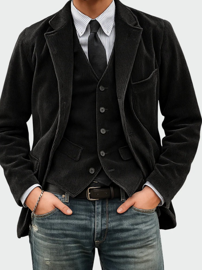 Maas & Mode® | 2-Piece Set: Blazer and Vest